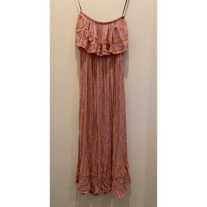 Boho Strapless Maxi